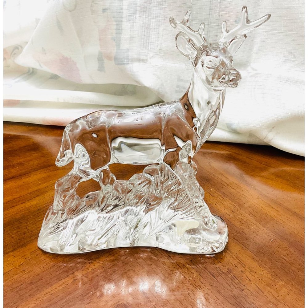 Wonders of the Wild Crystal Au Plomb Deer Stag Figurine